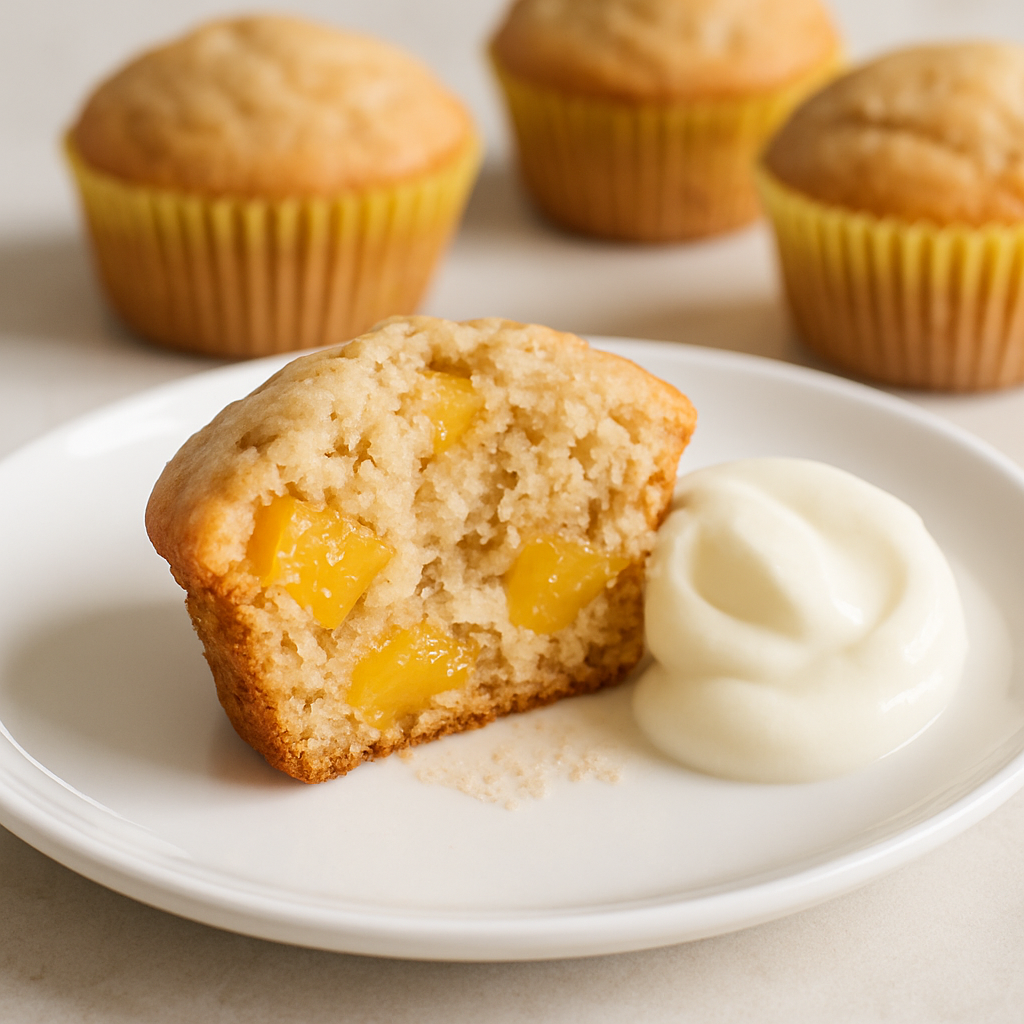 Peaches and Cream Muffins