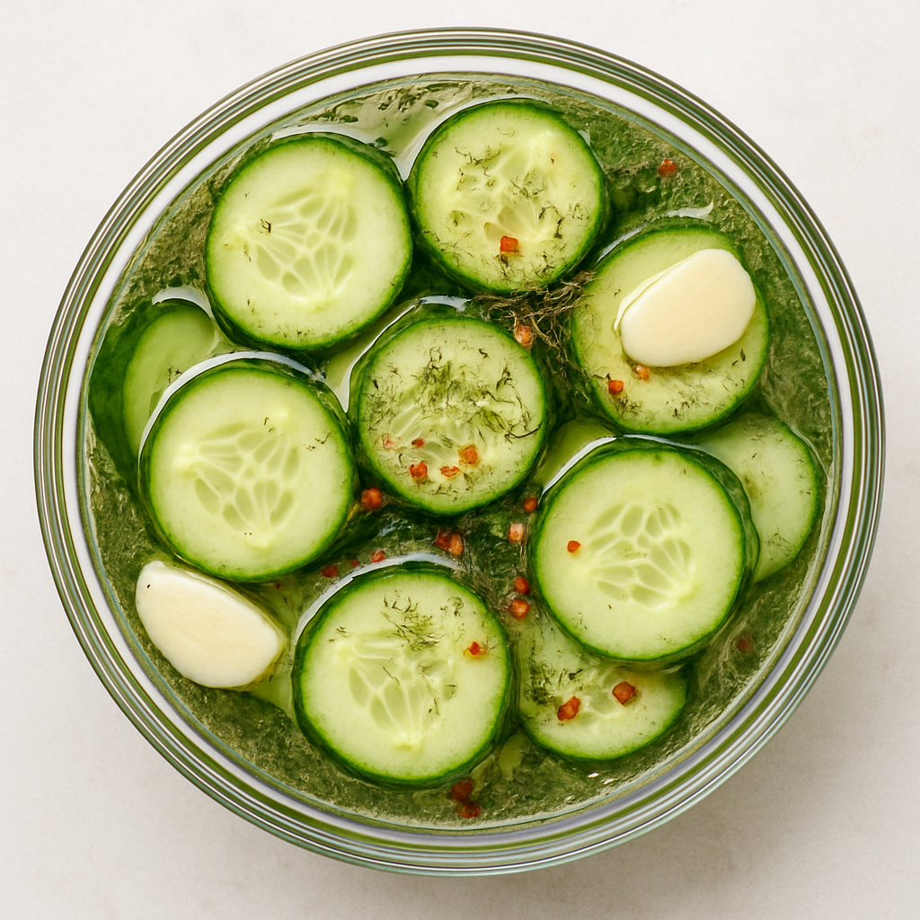 Encurtidos de Ajo Fáciles para Refrigerador