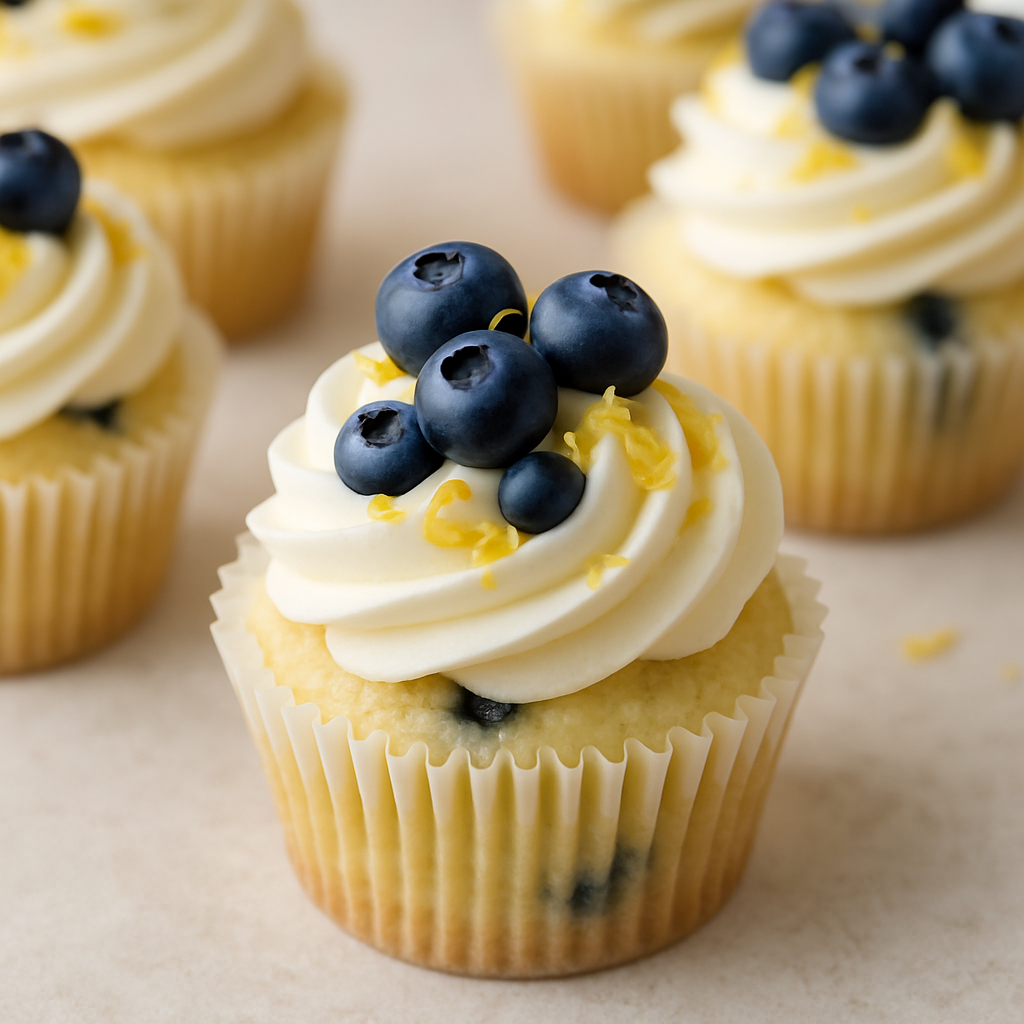 Lemon Blueberry Cupcakes