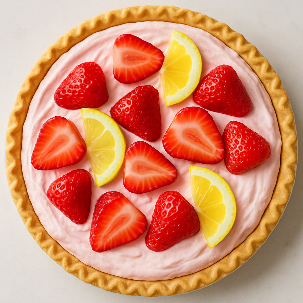 Tarta Congelada de Fresa y Limonada