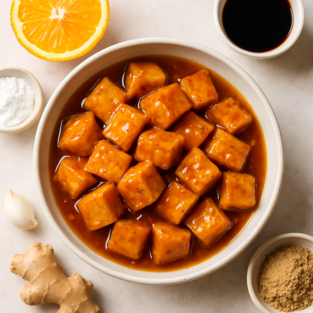 Tofu a la Naranja