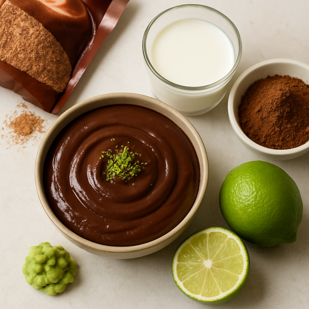 Wasabi Chocolate Pudding