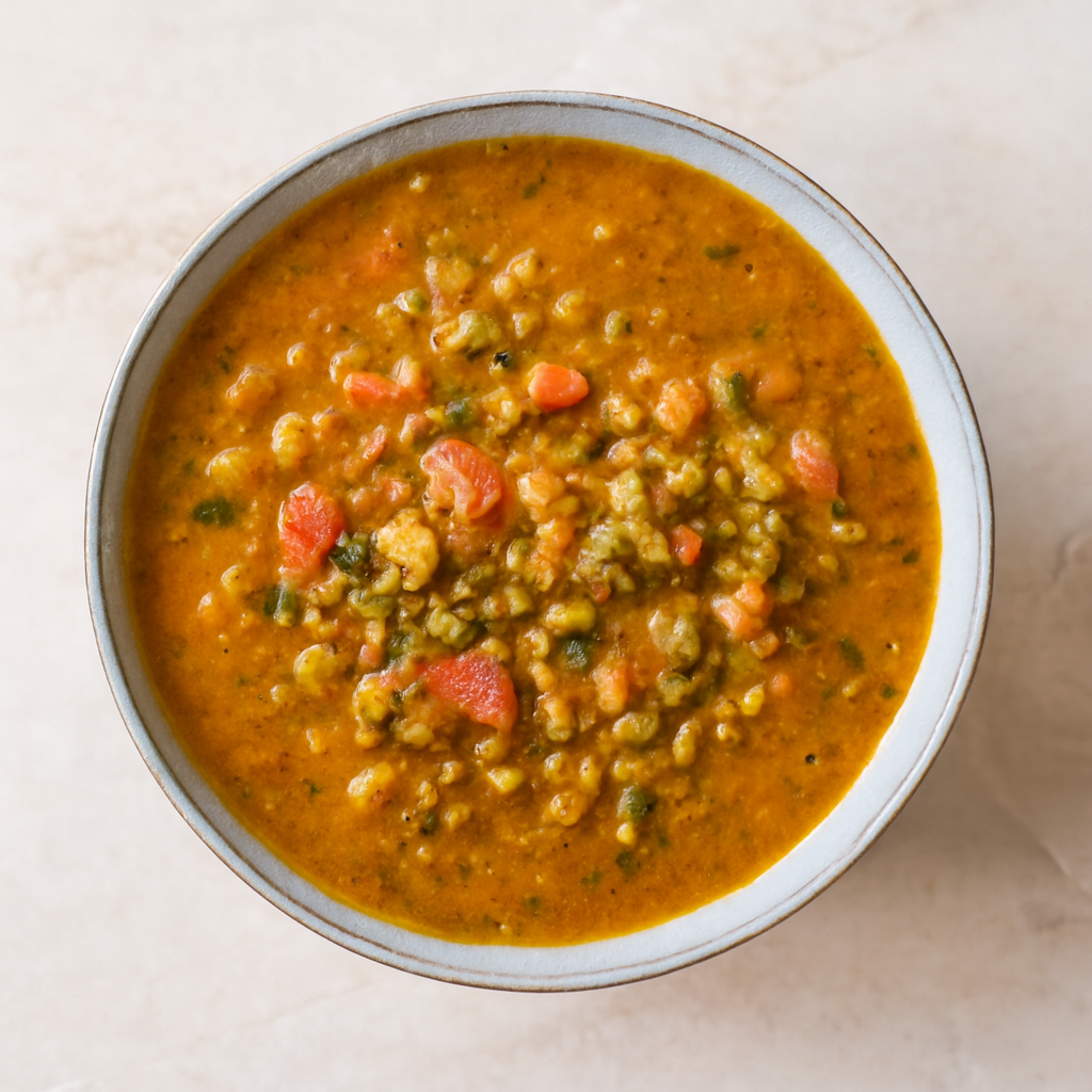 Whole Green Mung Dal Curry