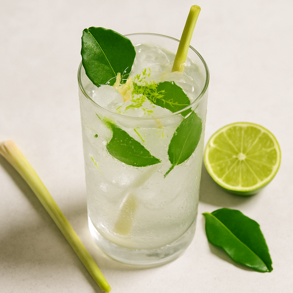 Refresco de Hierba Luisa y Hoja de Limón Makrut