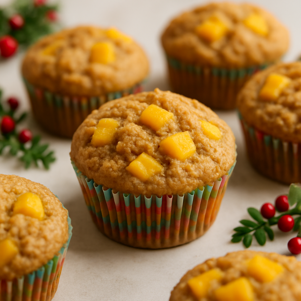 Magdalenas Veganas de Mango