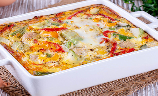 Polenta con Pimiento y Queso