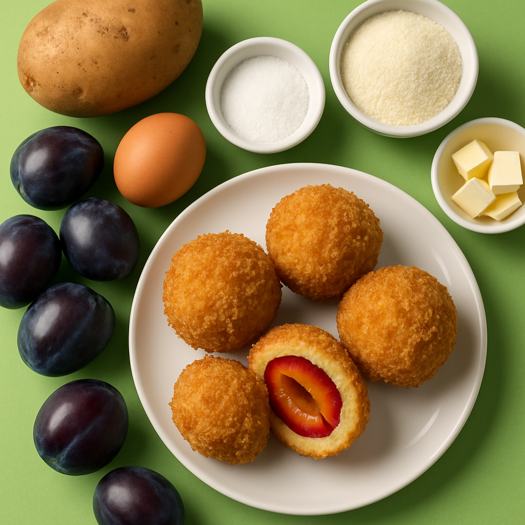 Potato Plum Dumplings