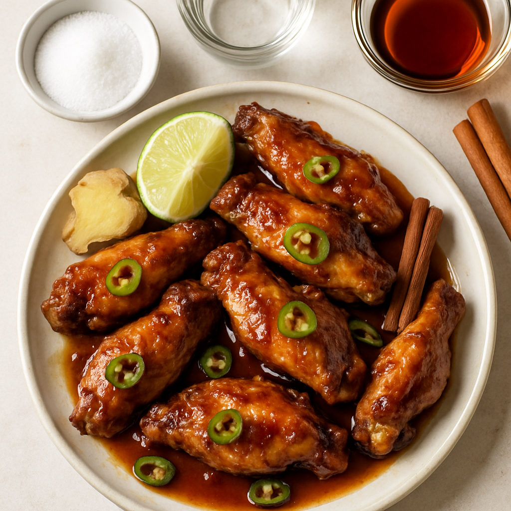 Vietnamese Caramel Chicken Wings