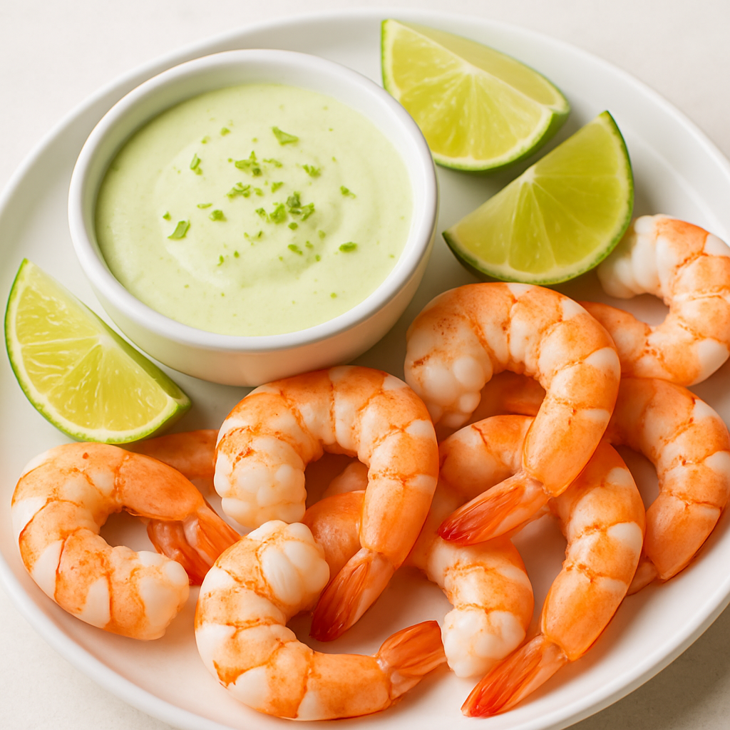 Shrimp with Lime Dipping Sauce