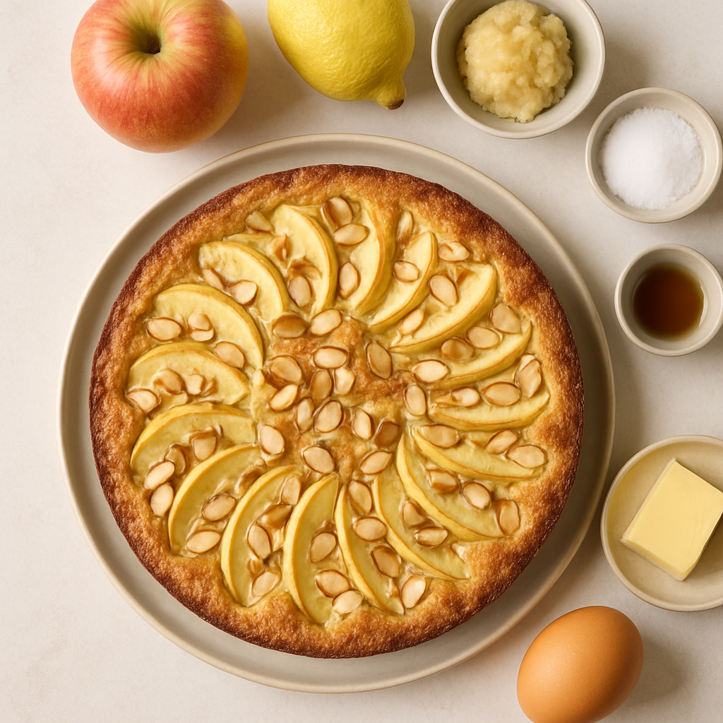 German Apple-Almond Cake