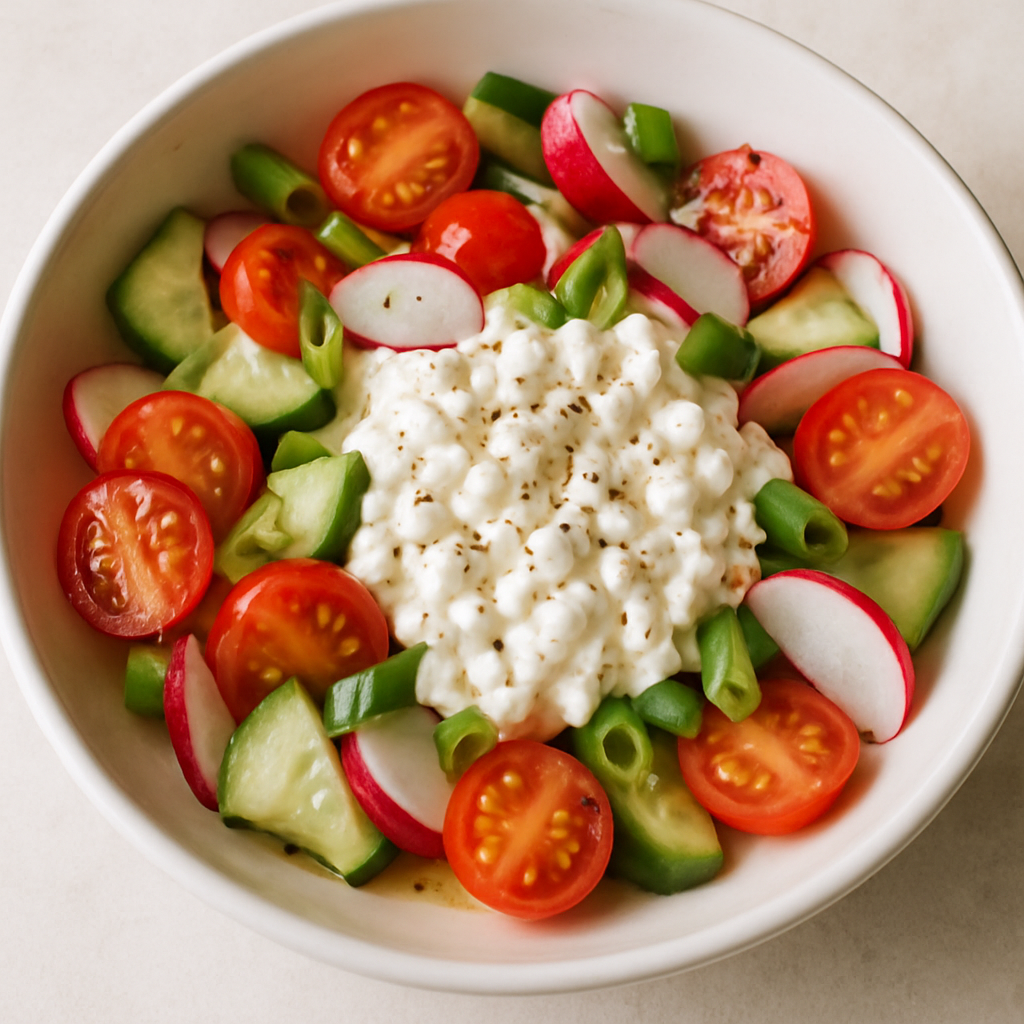 For the Love of Cottage Cheese Salad