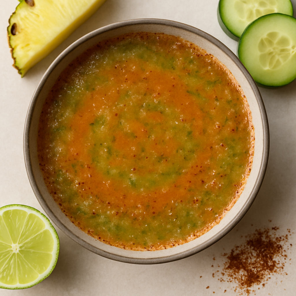 Sangrita Picante de Piña y Pepino