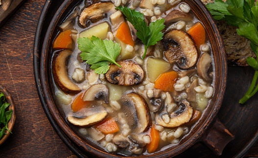 Mushroom Barley Soup