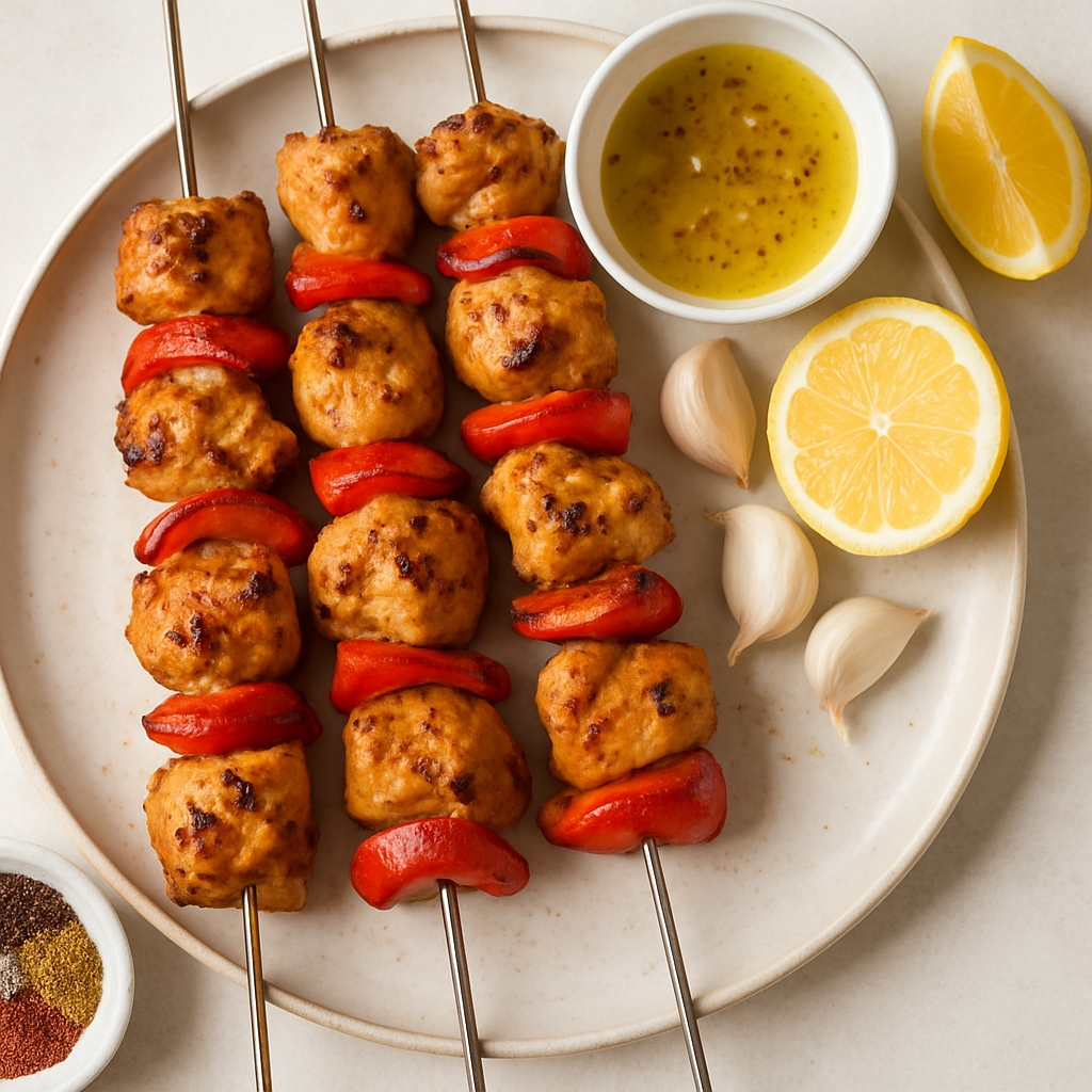 Brochetas de Pollo