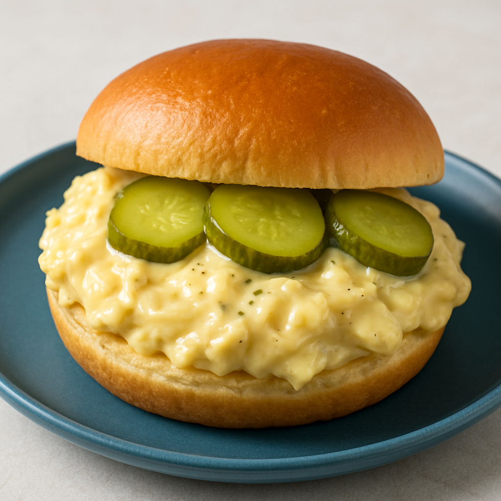 Crock Pot Creamed Chicken Sandwich