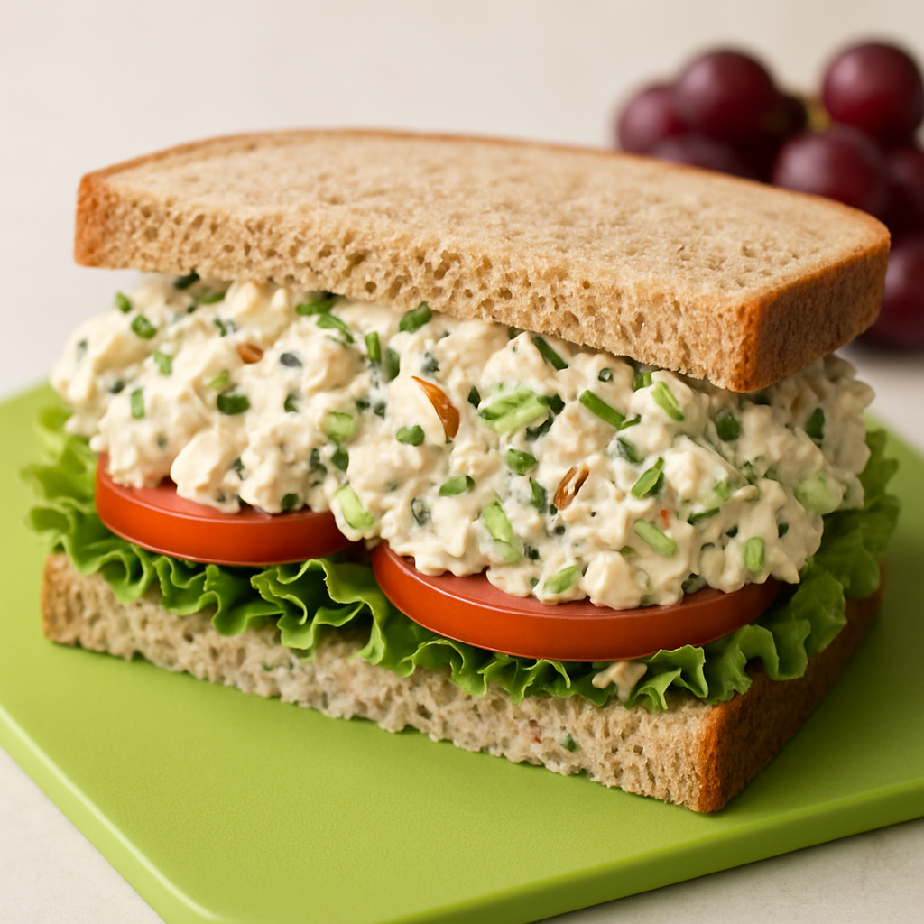 Tarragon Chicken Salad Sandwiches