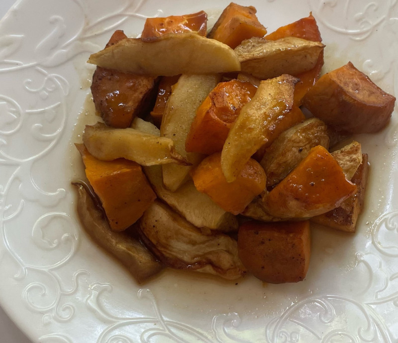 Baked Apples and Sweet Potatoes