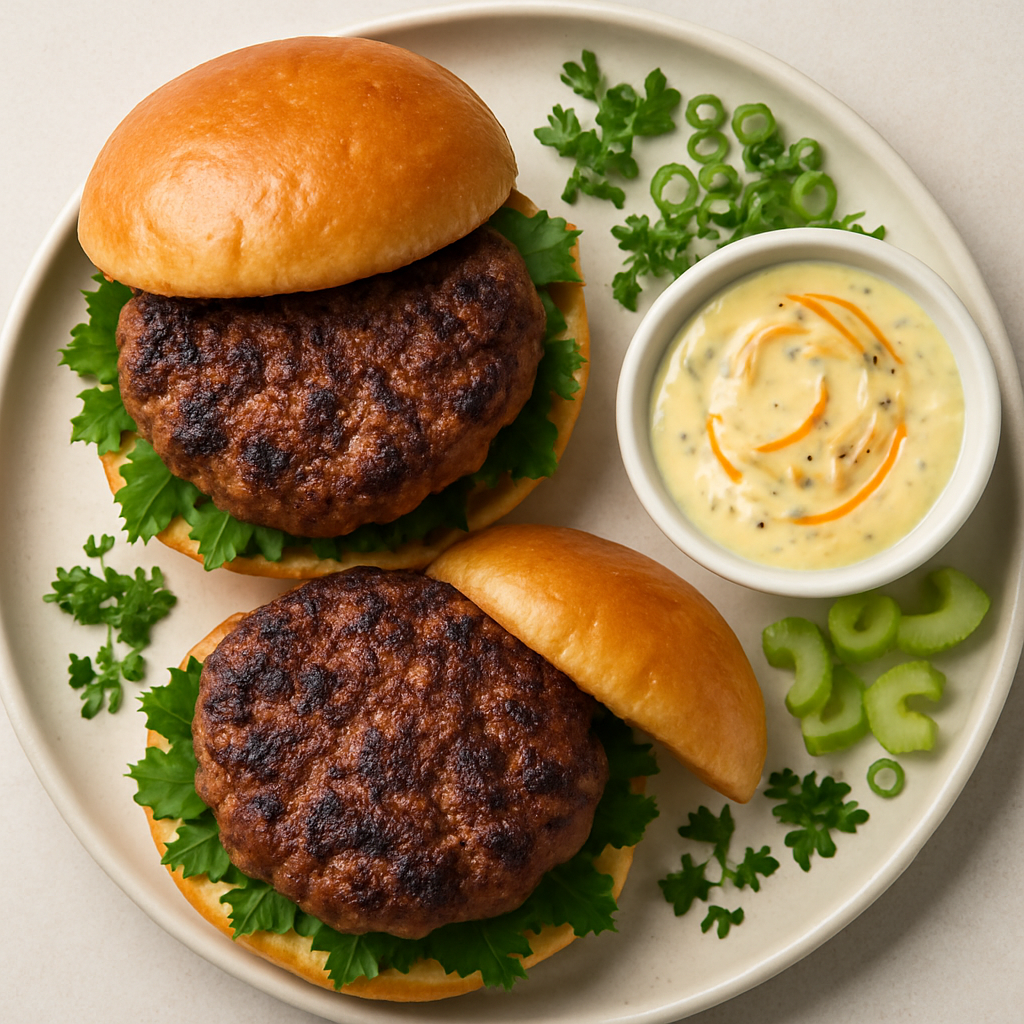 Hamburguesas con Especias Cajún