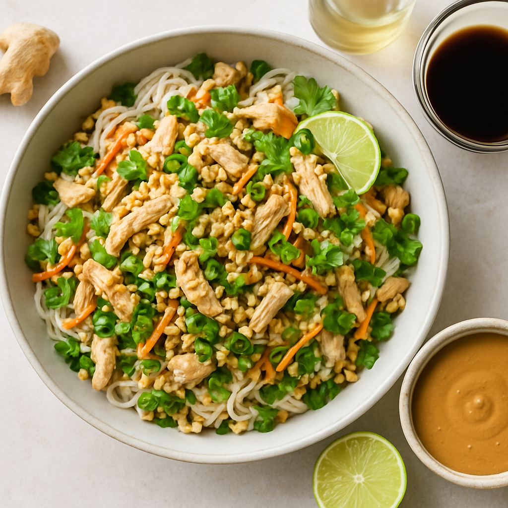 Vietnamese Chicken Noodle Salad