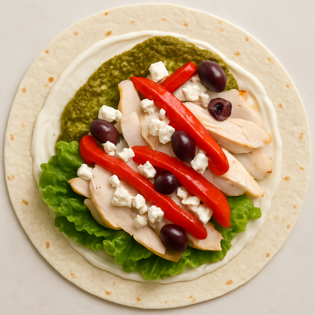 Greek Chicken Wraps