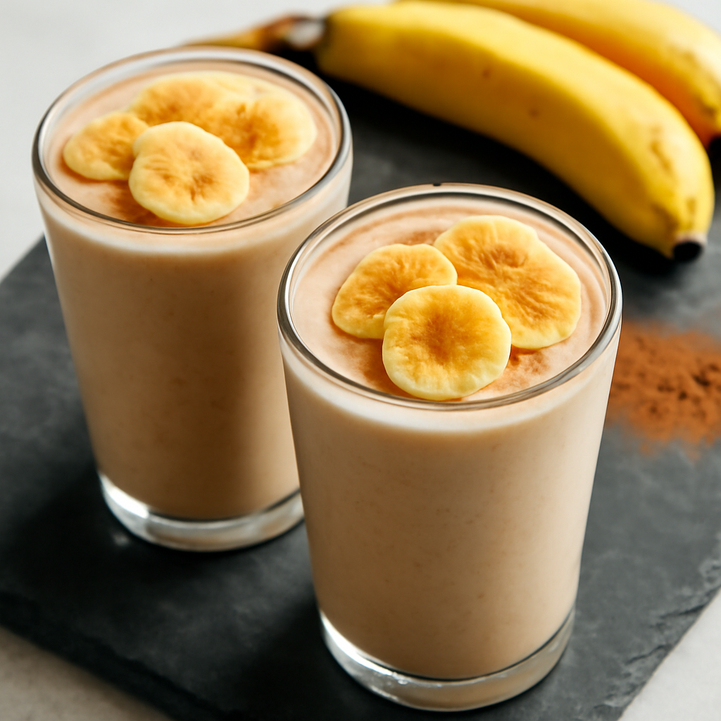 Caramelized Banana Milkshake