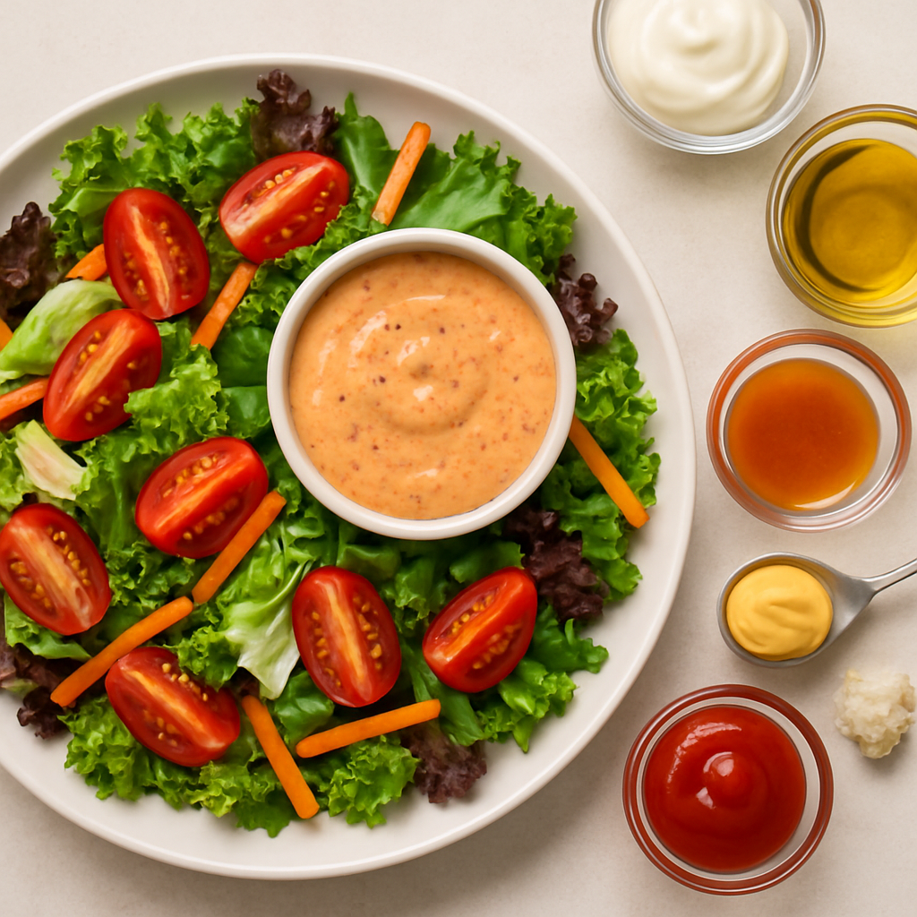 Ensalada con Aderezo Criollo