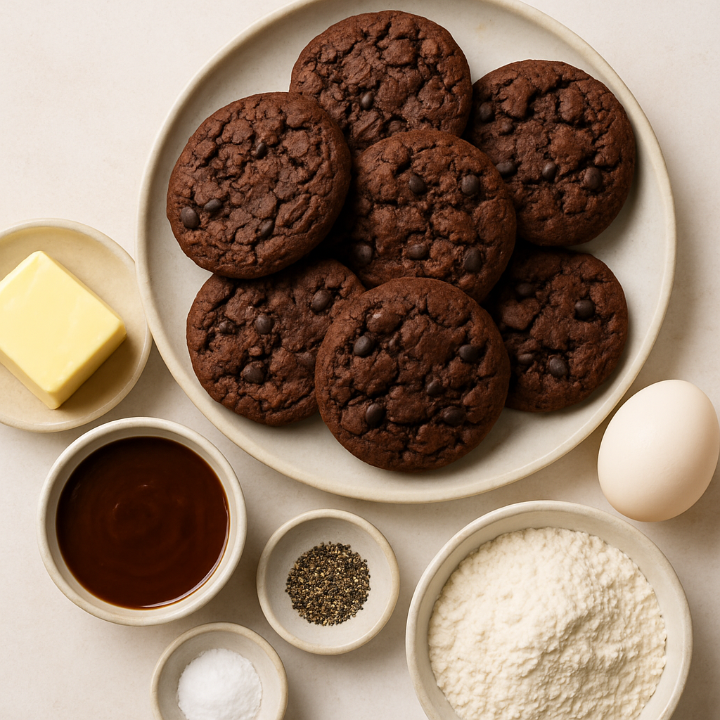 South African Chocolate Pepper Cookies