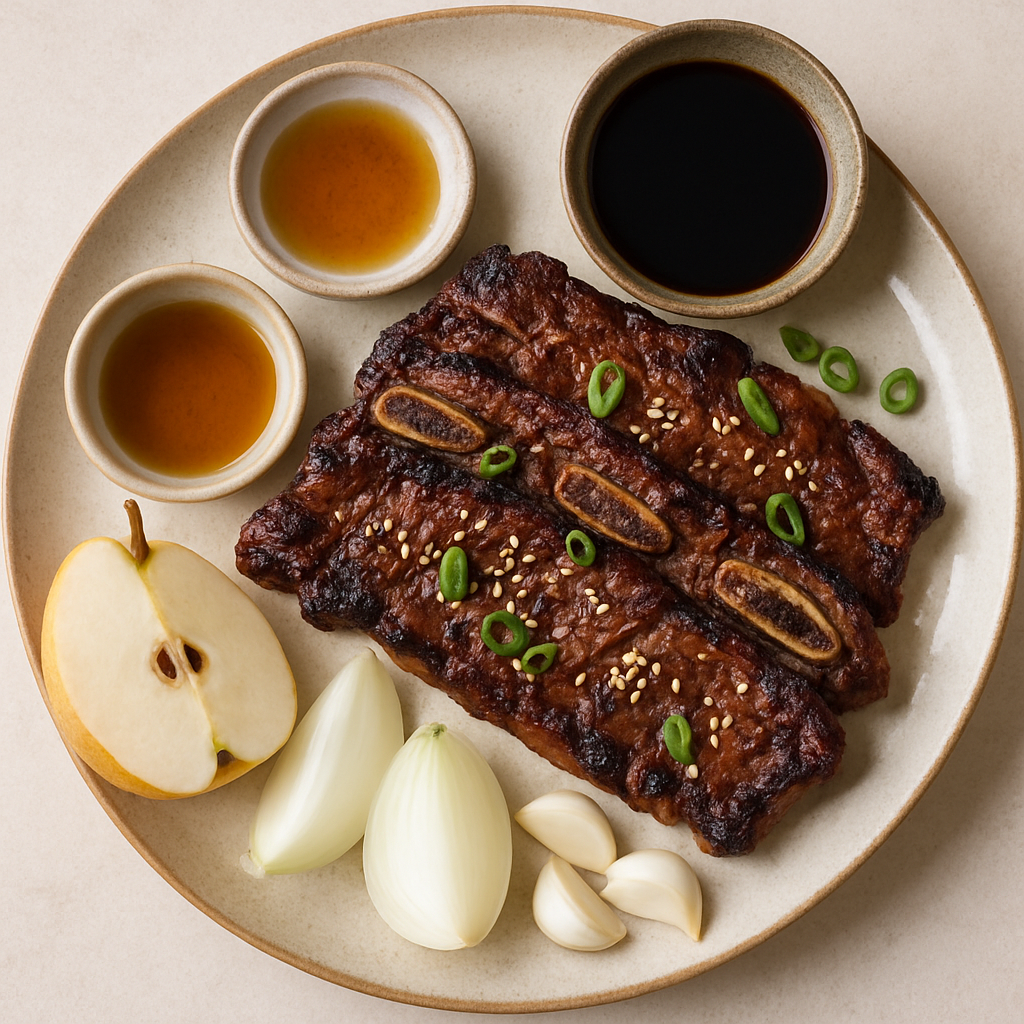 Korean Grilled Beef Short Ribs (Galbi Gui)