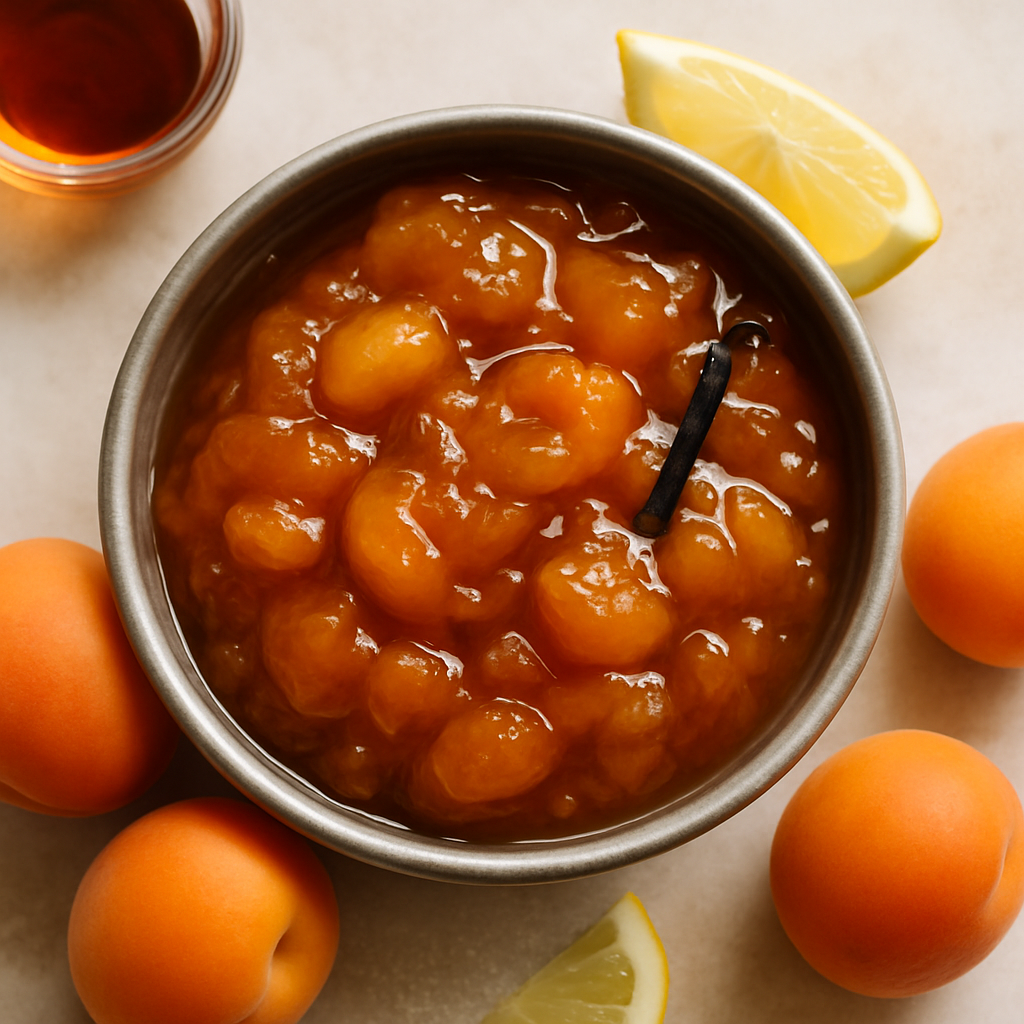 Maple Vanilla Apricot Jam