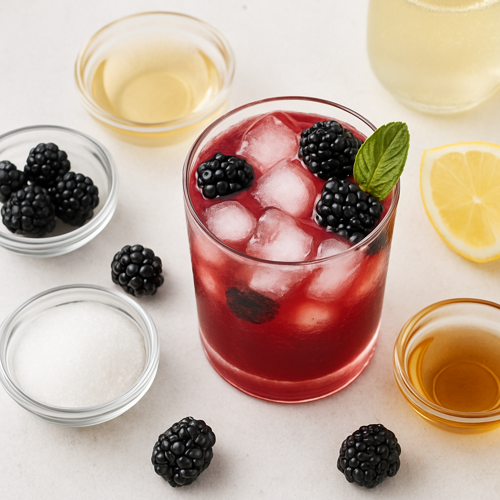 Blackberry Shrub Lemonade