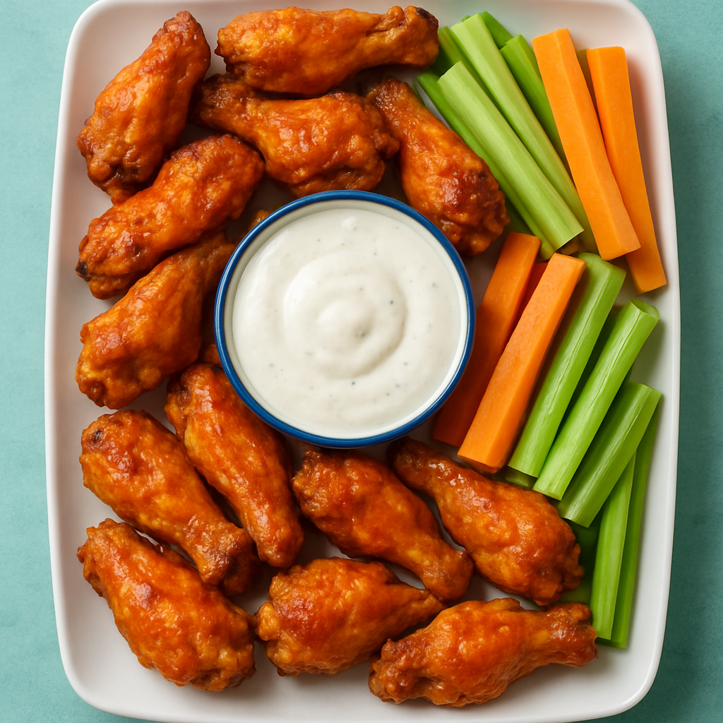 Baked Buffalo Chicken Wings