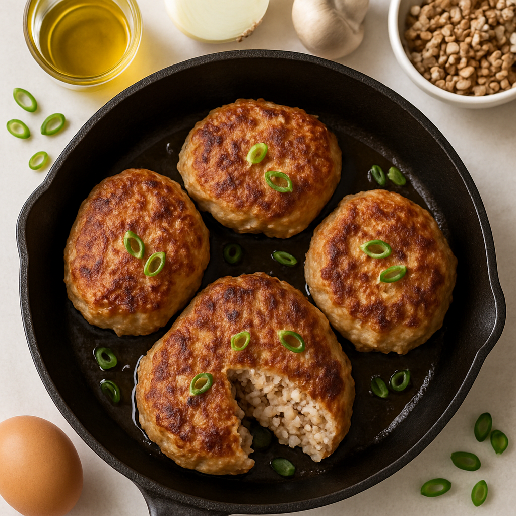 Albóndigas de Pavo Magro con Relleno de Hongos