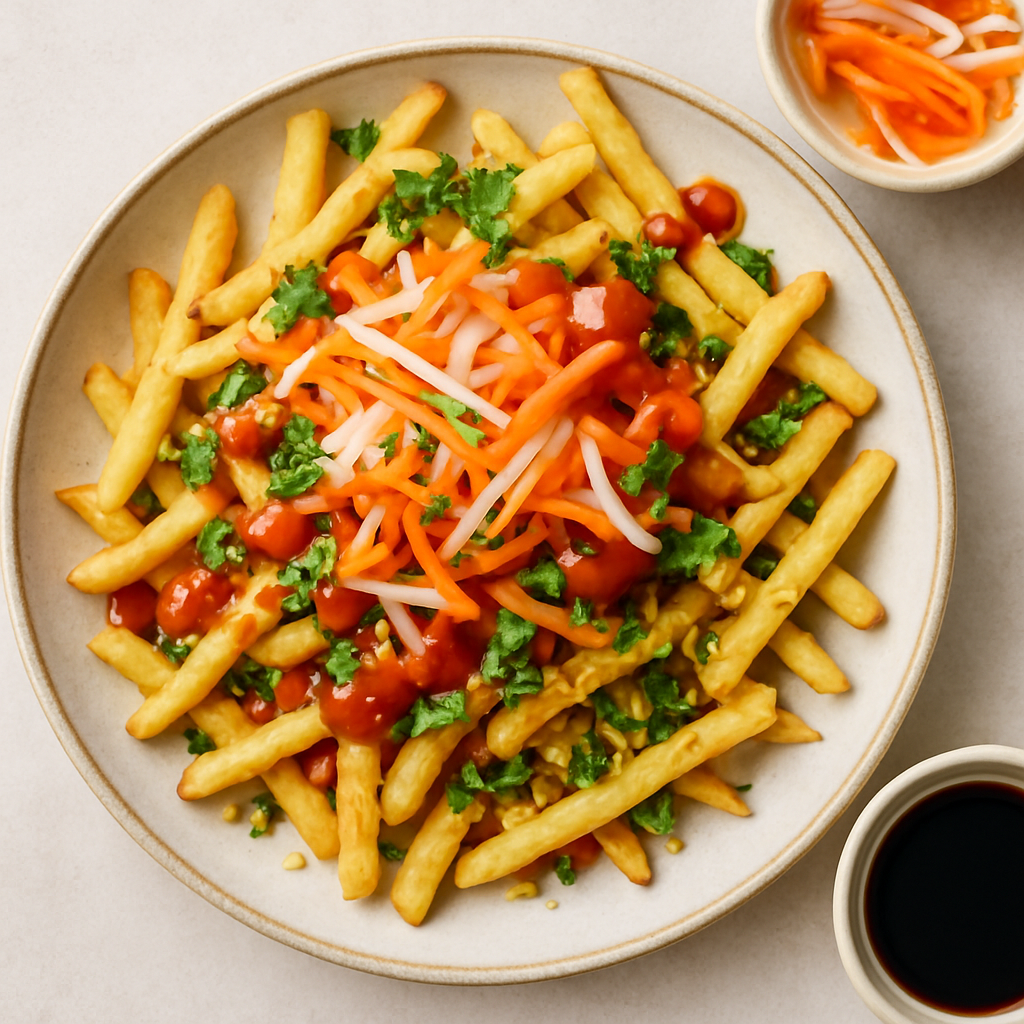 Papas Fritas Cargadas al Estilo Vietnamita