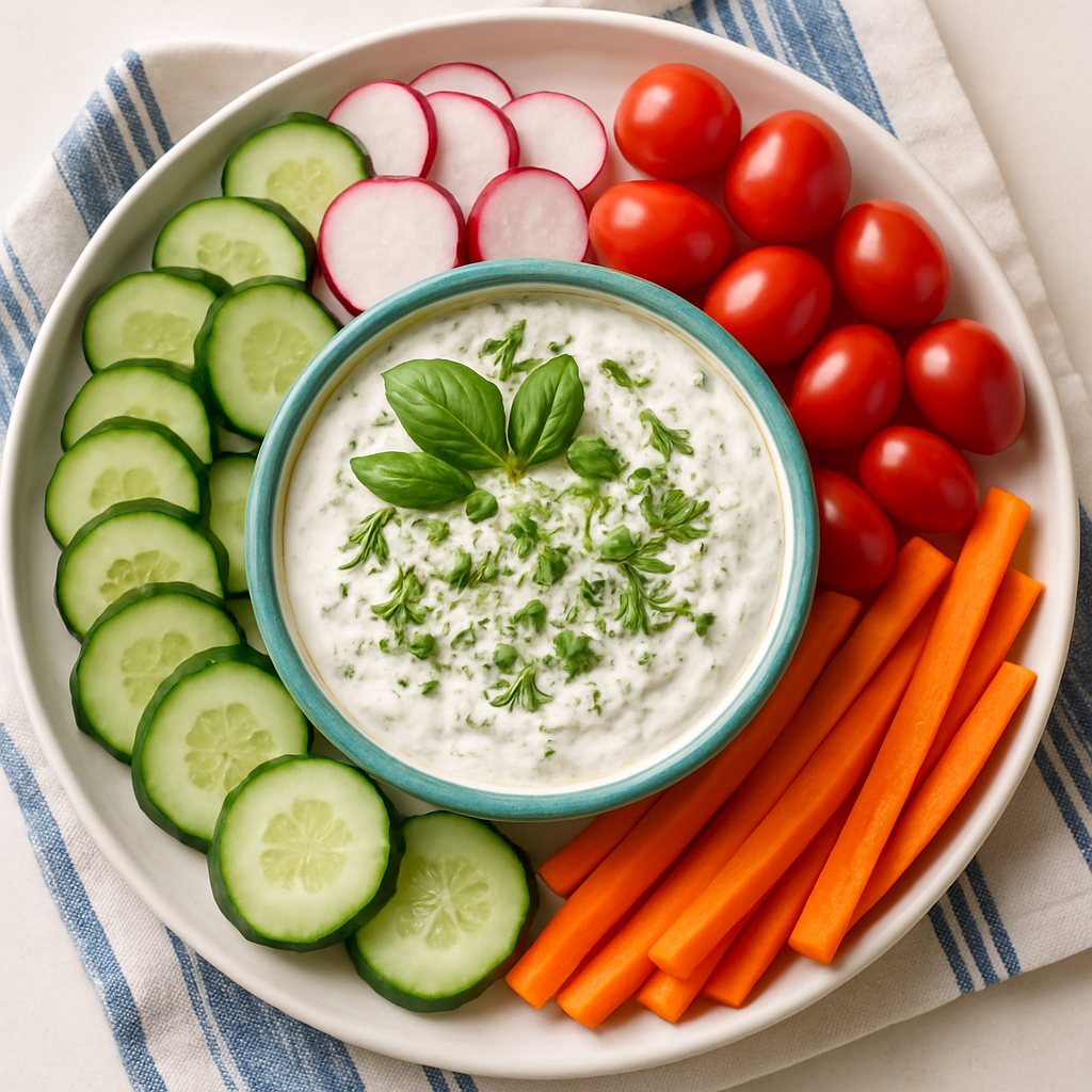 Garlic Herb Veggie Dip