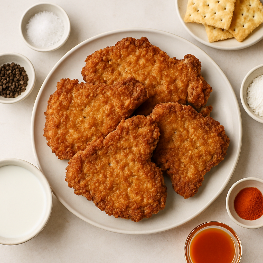 Chuletas de Cerdo Fritas