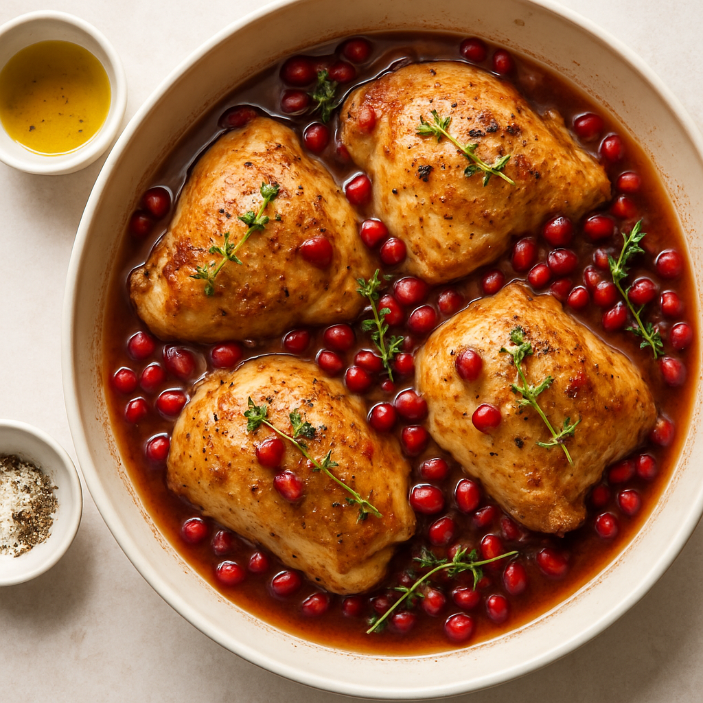 Pollo Asado con Granada