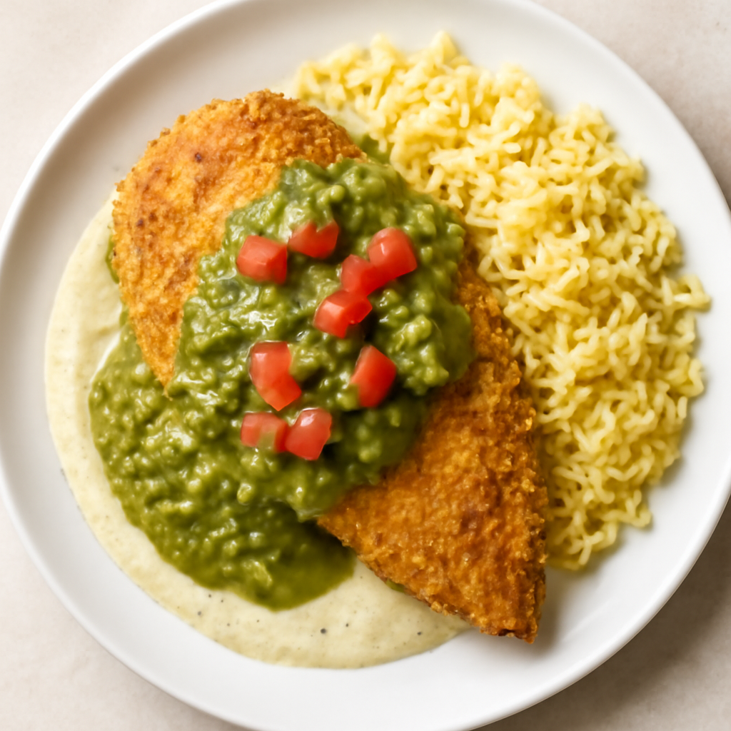 Pollo con Tortillas y Salsa Verde