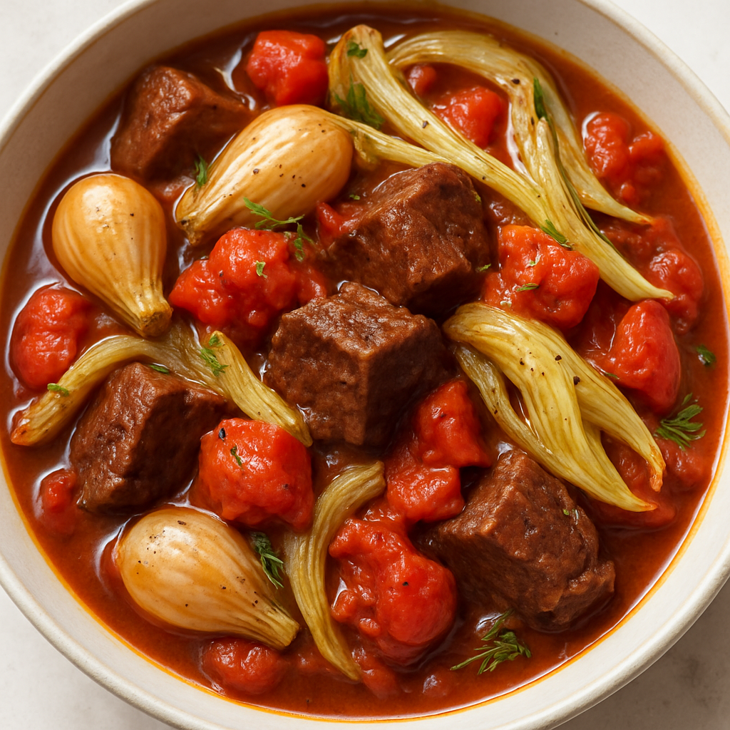 Slow-Cooker Sicilian-Style Beef Stew