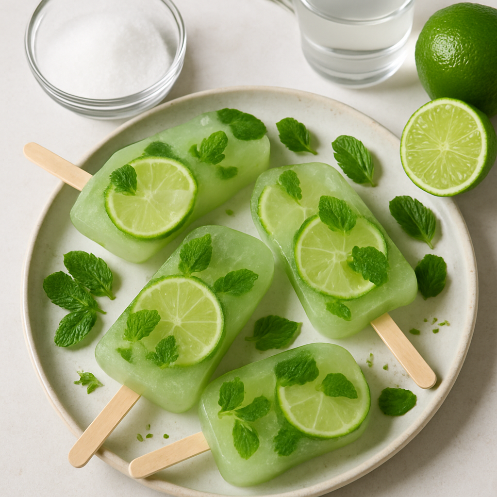 Mojito Ice Lollies