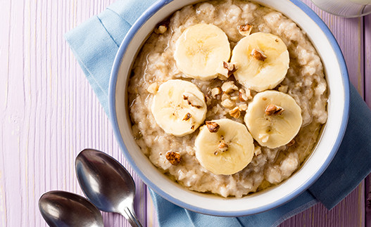 Avena con Plátano y Nueces