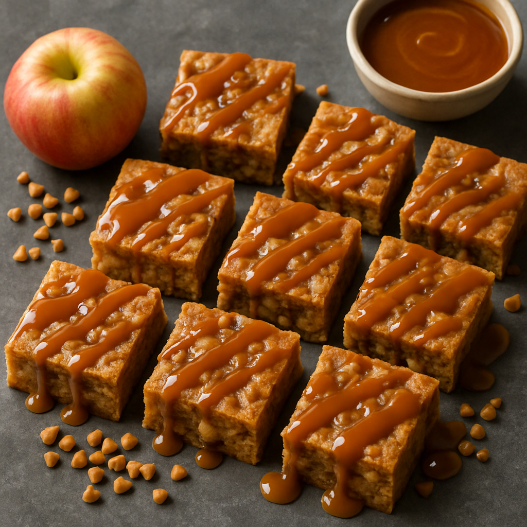 Caramel Apple Toffee Blondies