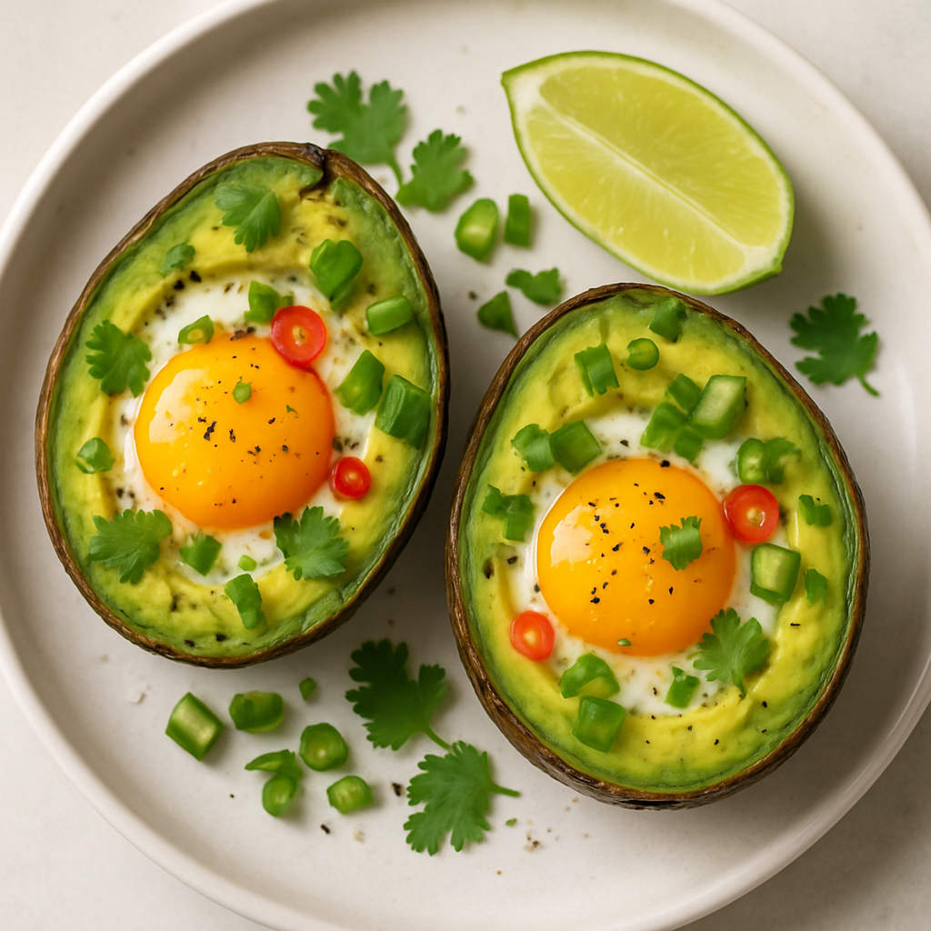 Eggs Baked in Avocado