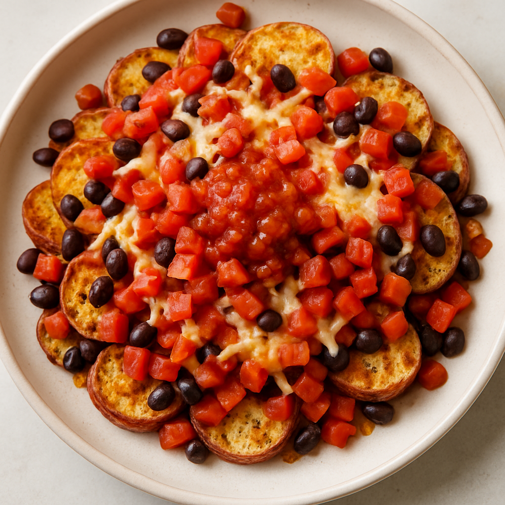 Cheesy Roasted Potato Nachos