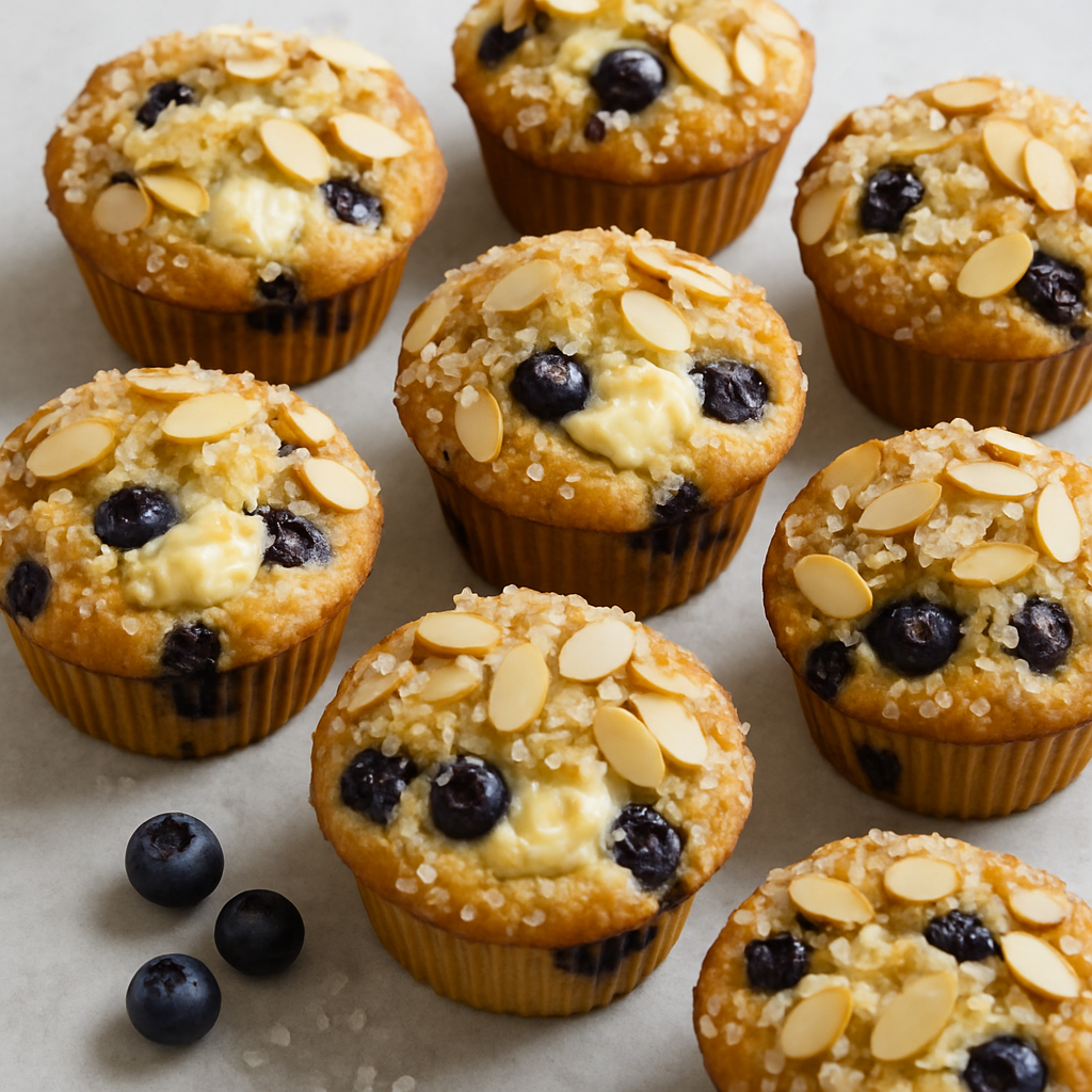 Blueberry Cream Cheese Muffins