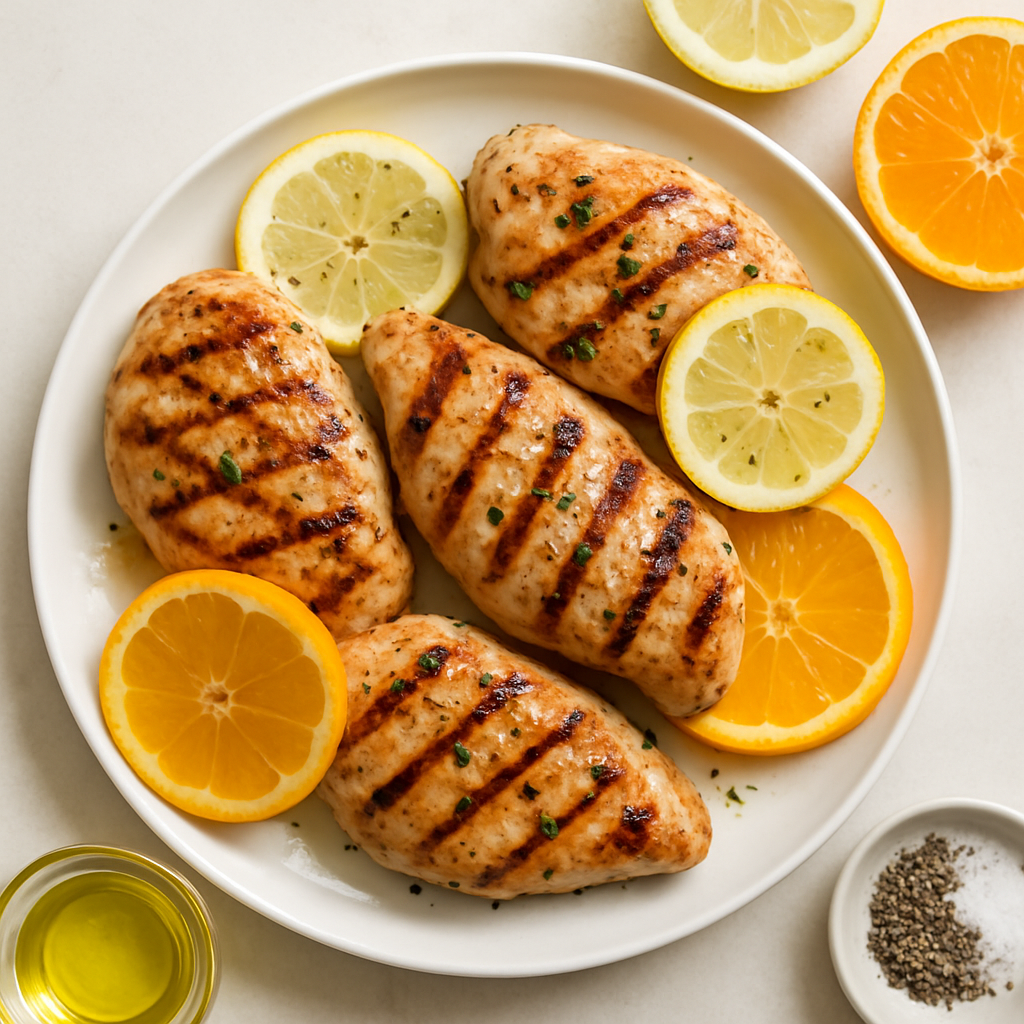 Pollo a la Parrilla con Cítricos