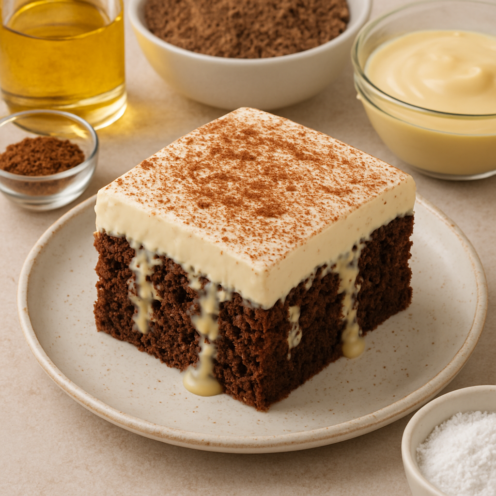 Pastel de Crema Irlandesa con Agujeros