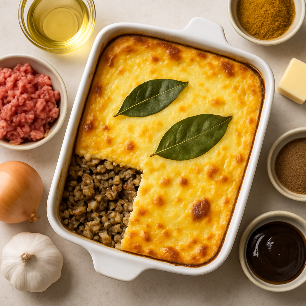 Pastel de Carne Sudafricano (Bobotie)