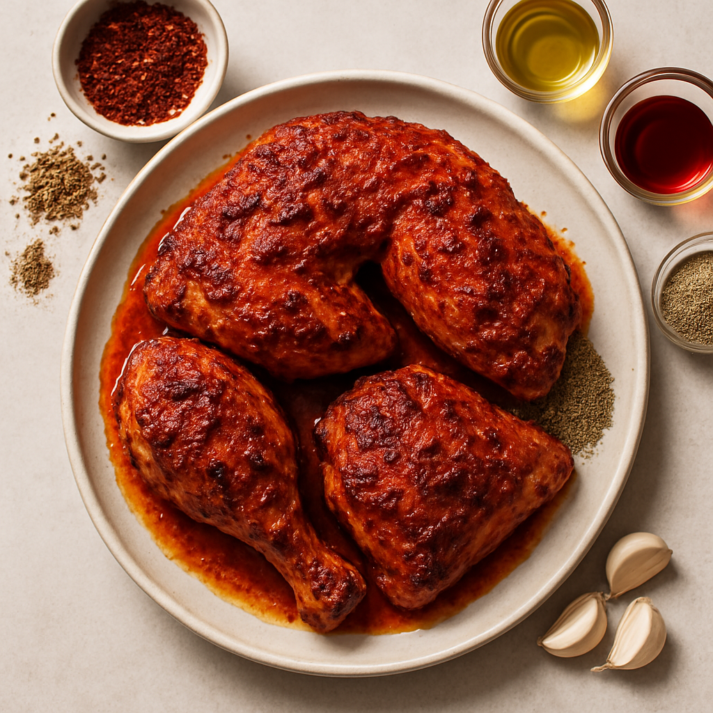 Roasted Chicken with Harissa