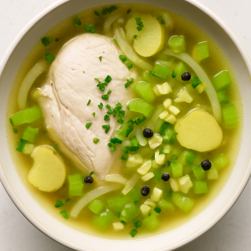 Cleansing Ginger-Chicken Soup
