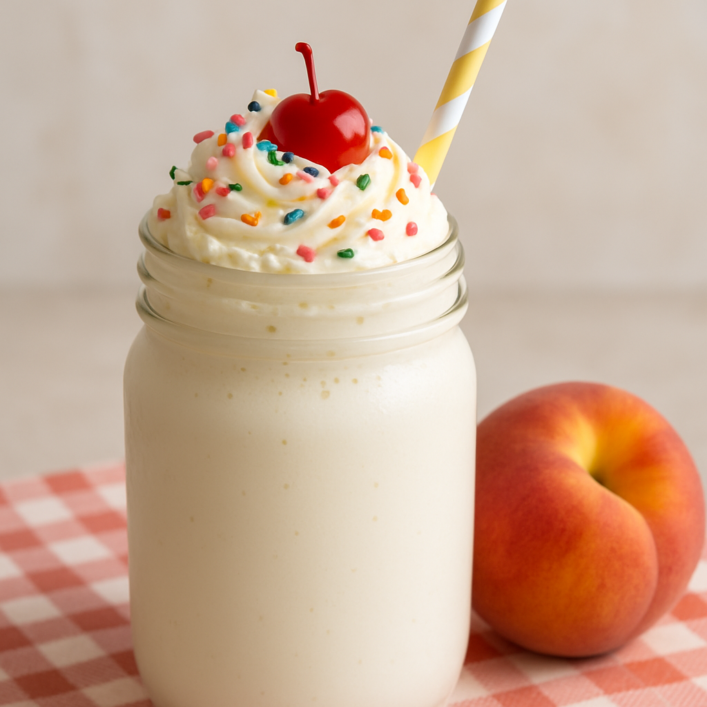 Kickin' Peach Milkshake